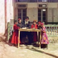 Jewish Children with their Teacher in Samarkand
